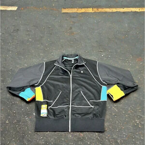 RocaWear World Standard Hip Hop Full Zip Jacket Color Block Men's Large